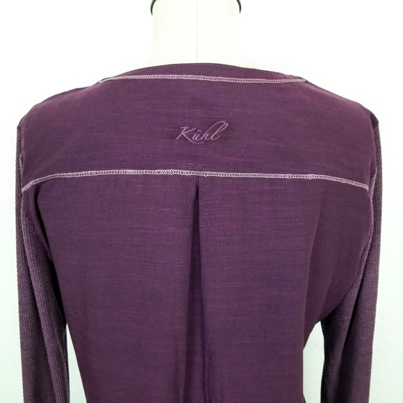 Kuhl Lorena Waffle Knit V-Neck Top - Picture 4 of 6